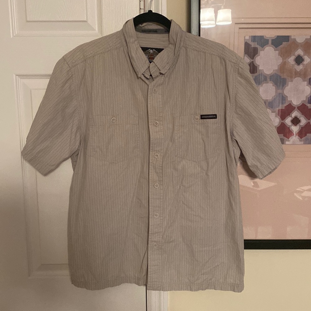 Harley-Davidson Men Button Up Shirt
